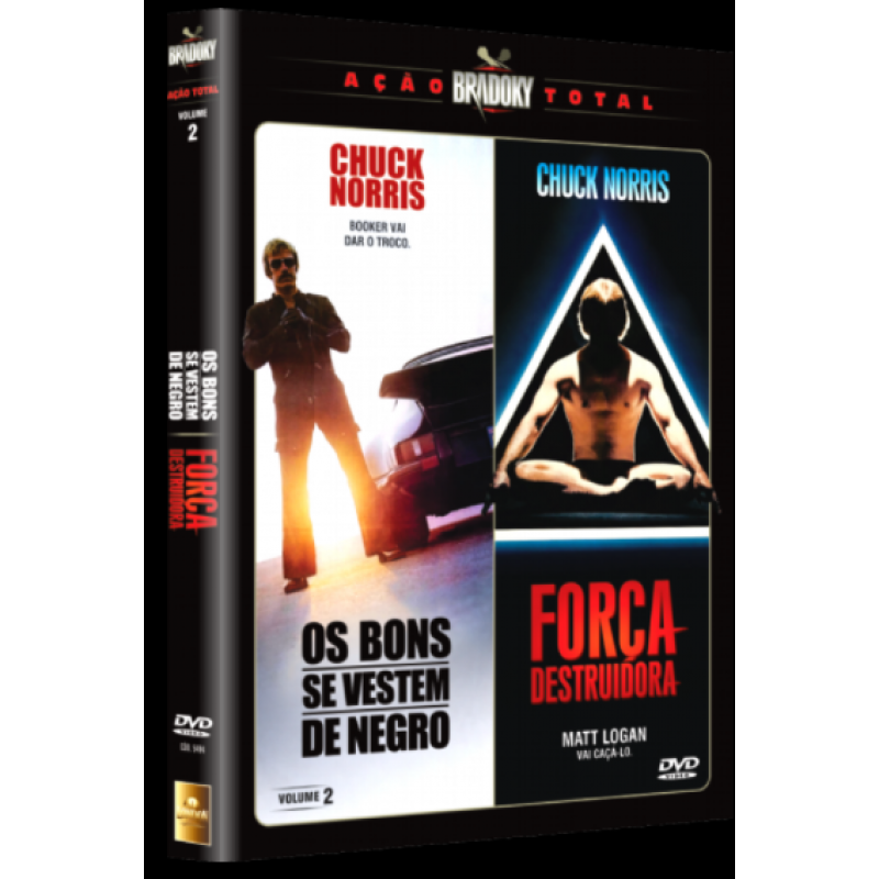DVD Bradoky Ação Total Vol. 2 - Os Bons Se Vestem De Negro/Força